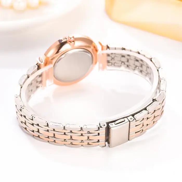 Luxe cristal femmes Bracelet montres haut de gamme mode diamant dames Montre à Quartz en acier Femme Montre-Bracelet Montre Femme Relogio
