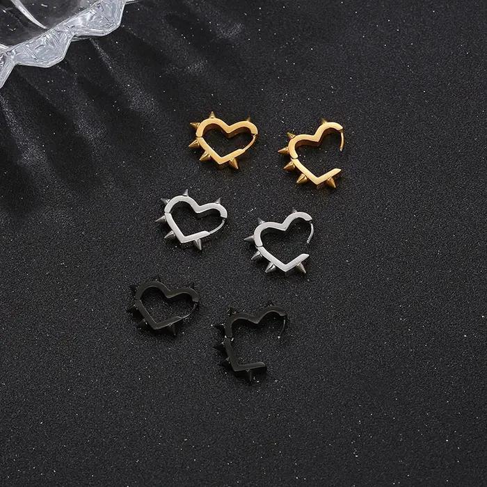 Boucles d'oreilles créatives Hip-Hop pour femmes