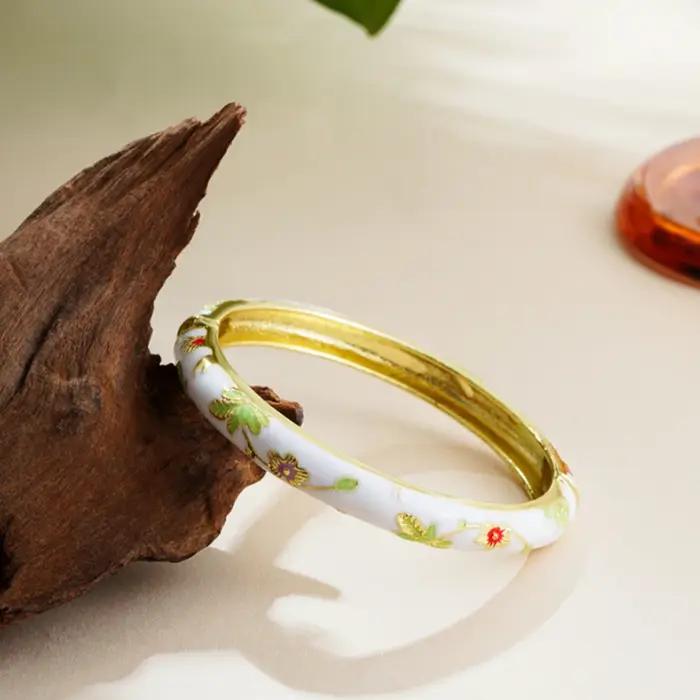 Bracelet en émail Vintage pour femmes