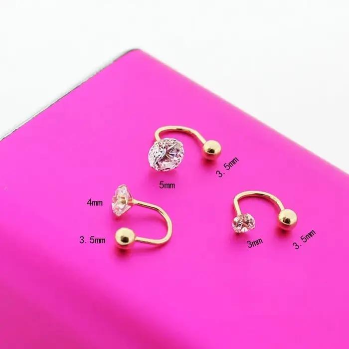 1 paire de boucles d'oreilles en argent Sterling 925 pour femmes et filles