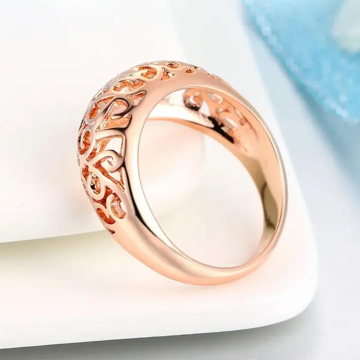 ZBathroom UYANG-Bague épaisse vintage pour femme