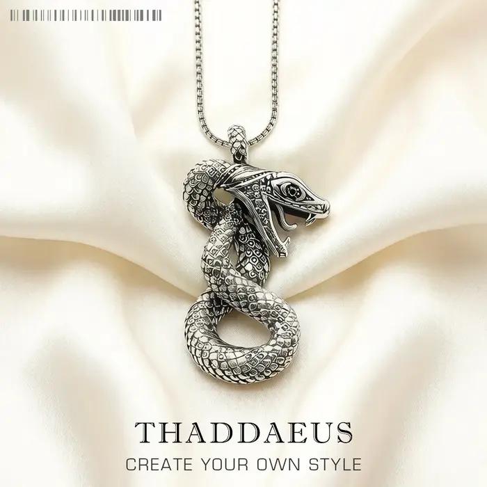 Collier à maillons de salle pour hommes et femmes, bijoux en argent regardé 925, style européen, cad