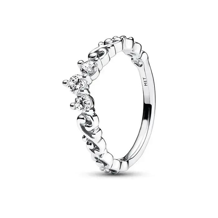 Bague en argent 925 - Design tendance - Convient aux hommes et aux femmes - Accessoire de bijouterie