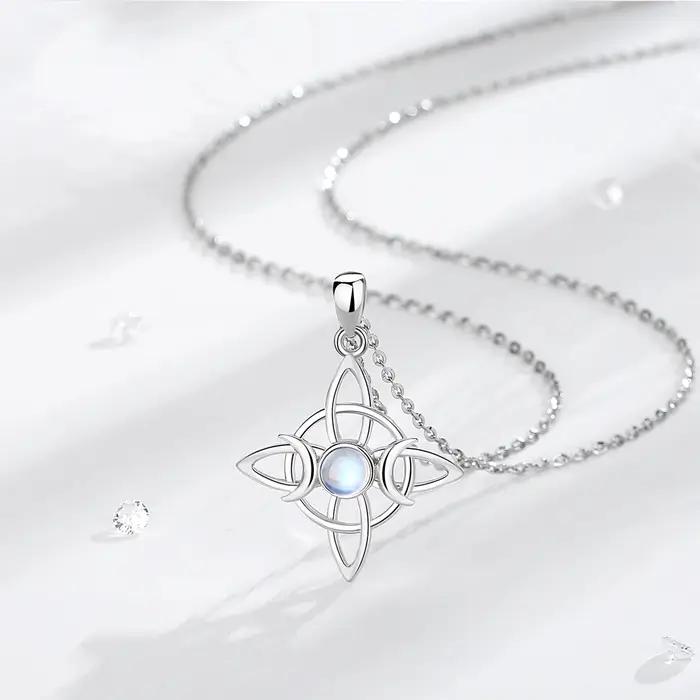 Collier Eudora Nudo de Bruja en argent 925