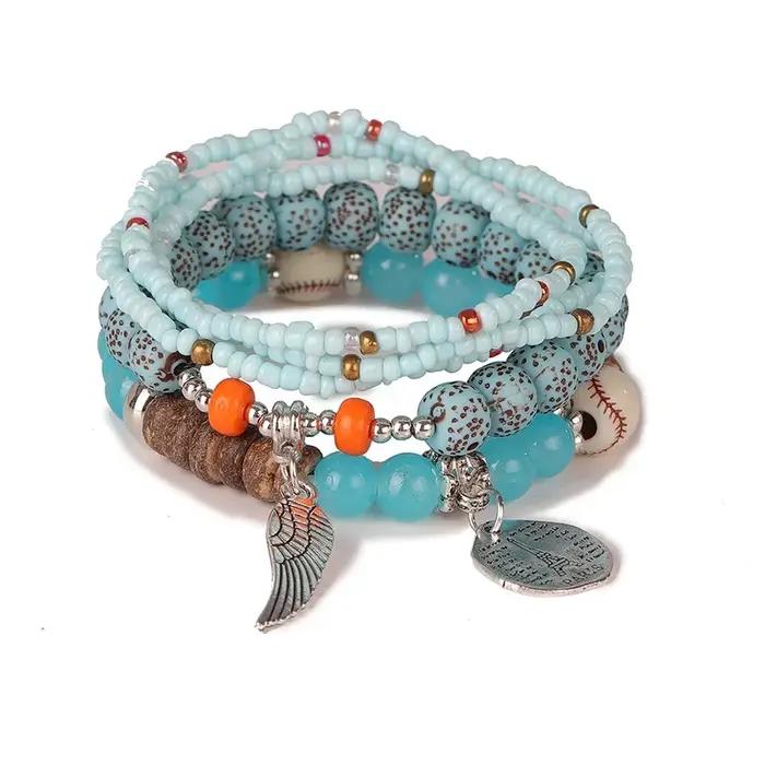 Bracelets Boho Arbre de Vie En Bois Et Alliage De Cuivre Pour Femmes Occasions Spéciales Nature Stylish