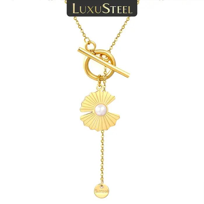 Pendentif de luxe en perles d'imitation pour femmes