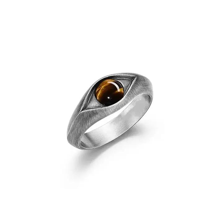 Bague Anenjery cuivre géométrique tracker d'humeur femme élégante design vintage occasion spéciale