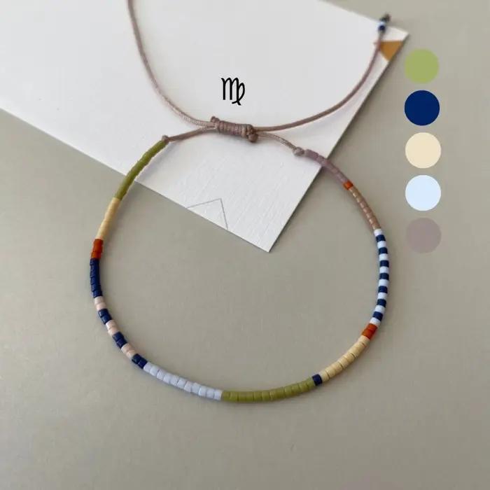 Bracelet en perles Y2K multicolore à la mode pour femmes occasions spéciales soirée anniversaire mariage cadeau