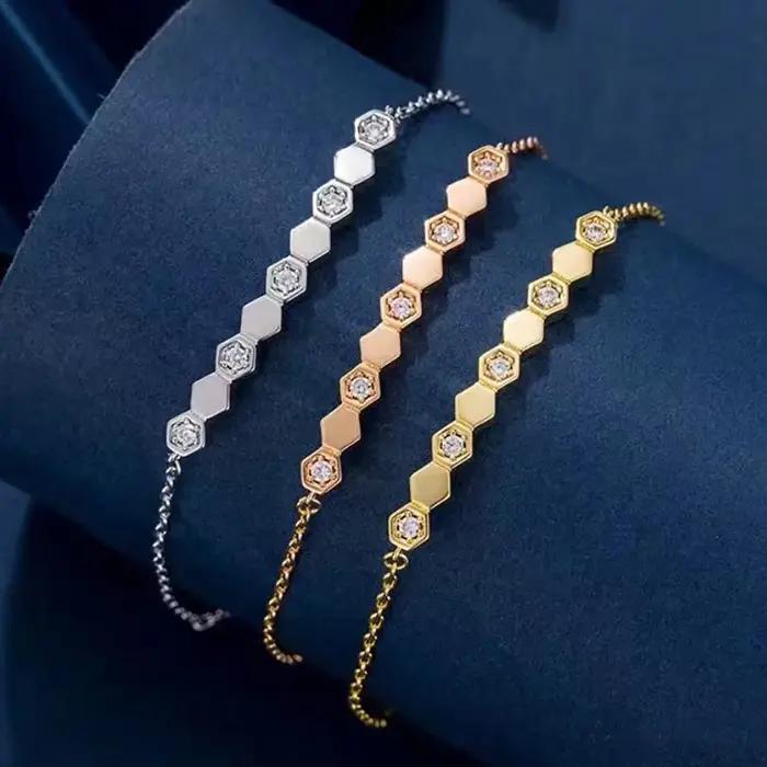 Bracelet en argent 925 classique pour femmes