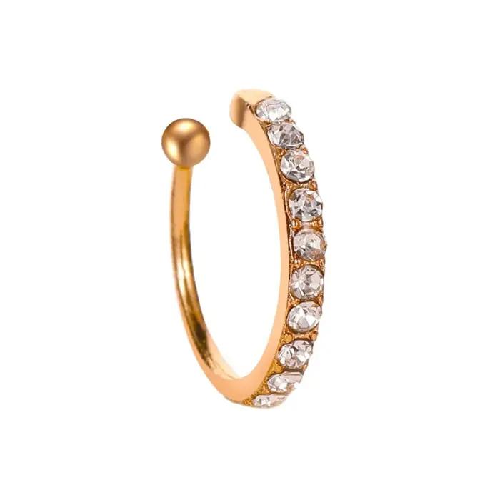 Boucles d'oreilles Helix Cartilage Full Diamond Stud pour femme