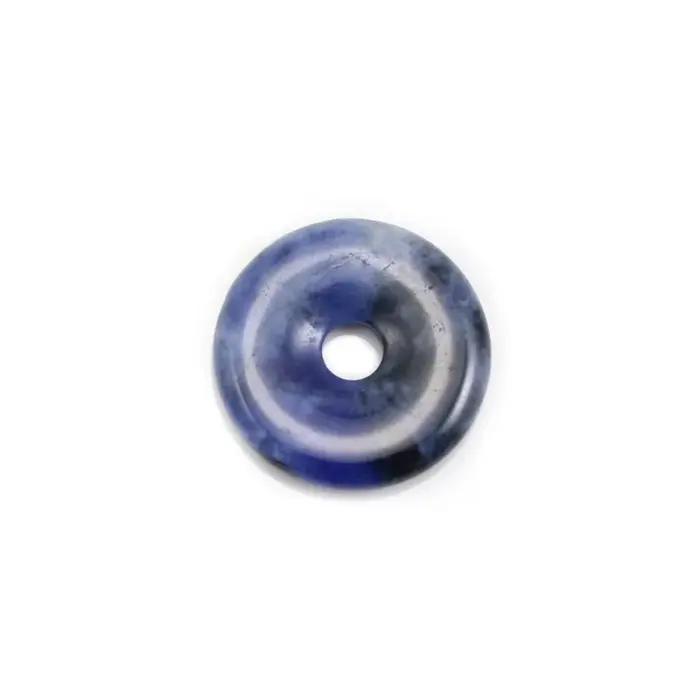 Pendentif Sodalite Matut Pi Disque pour la Fabrication de Colliers et Bracelets