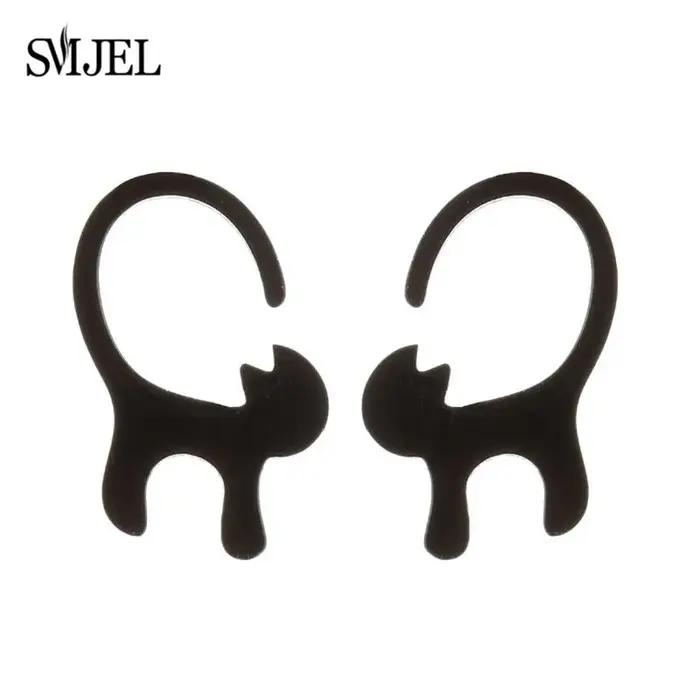 Boucles d'oreilles en acier inoxydable pour femme