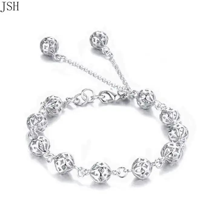 Bracelet en argent sterling 925 élégant pour femmes romantique classique soirée fête mariage