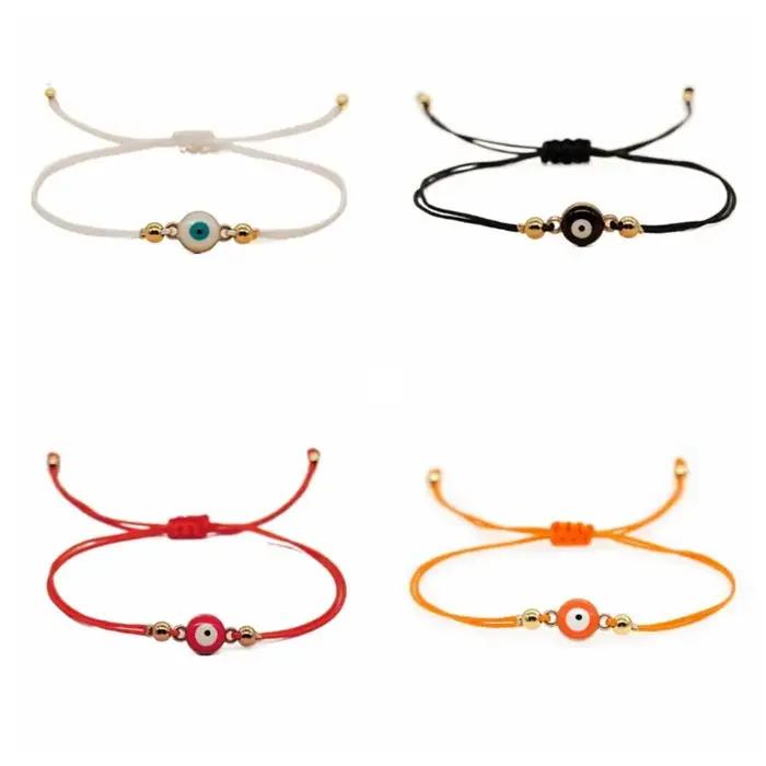 Bracelet Créatif Œil Grec en Résine avec Œil de Démon, Symbole de Protection et de Bonheur pour Femmes Hommes Occasions Spéciales Jours Fêtes