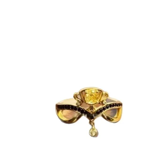 Bague de Poudlard Gryffondor Serpentard Serdaigle Poufsouffle plaquée argent 925 pour femmes et hommes design original occassions spéciales
