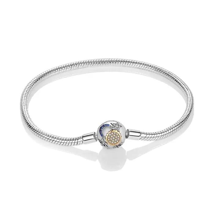 Bracelets Pandach 925 couleur argent classique amour pour toujours papillon étoile
