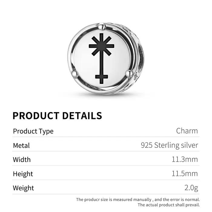 Breloque en argent Sterling 925 Astrologie Juno Accessoire de Bijoux à Bricoler Soi-même Perle Familiale Occasions Spéciales Traditionnels
