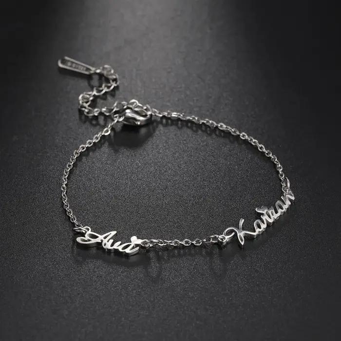 Bracelet Personnalisé avec Nom pour Femme et Enfant