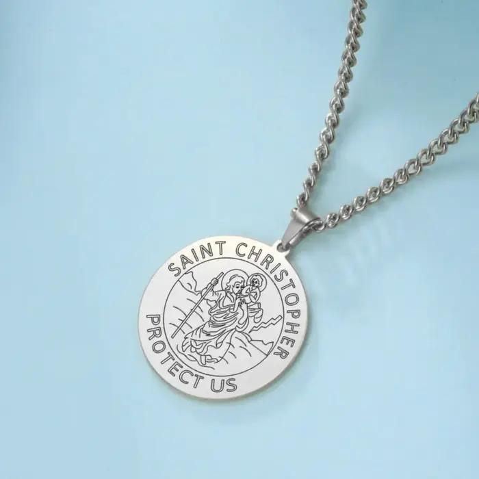 Dawapara – collier de médaille de Saint-christ