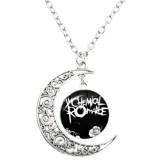 Collier Punk My Chemical Romance Rock Band lune