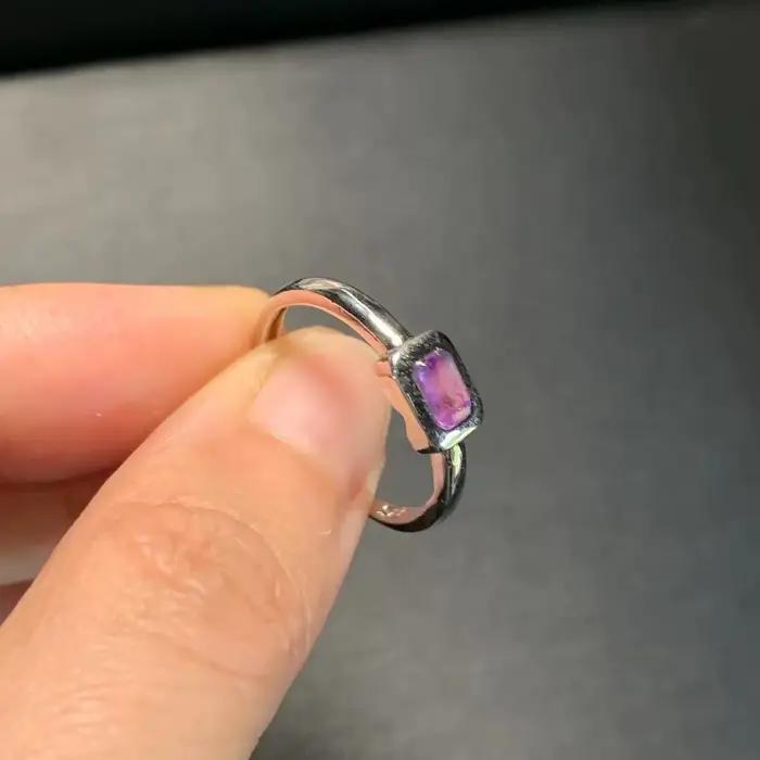 Bague en pierre naturelle Alanding Yst pour femme, matiques faites à la main, bijoux féminins, cadea
