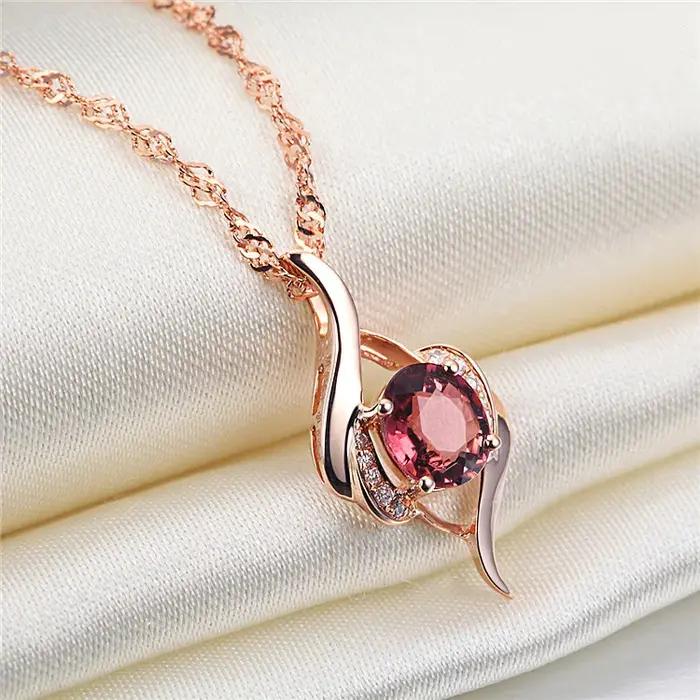 Collier pendentif avec boîte-cadeau Apple pour femme