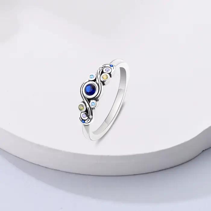 Bague originale en argent Sterling 925 Van Gogh