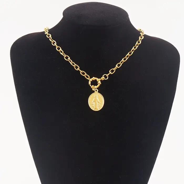 Collier vierge Maria pour femmes