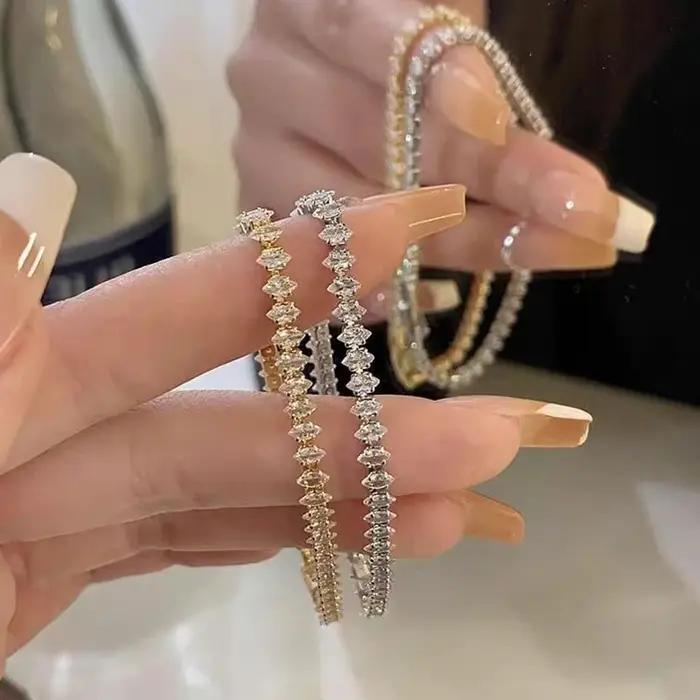 Bracelet de tennis de luxe pour femme