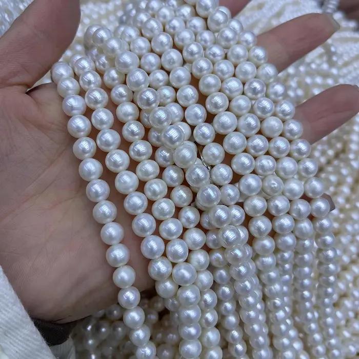 Perles d'eau douce naturelles pour hommes et femmes