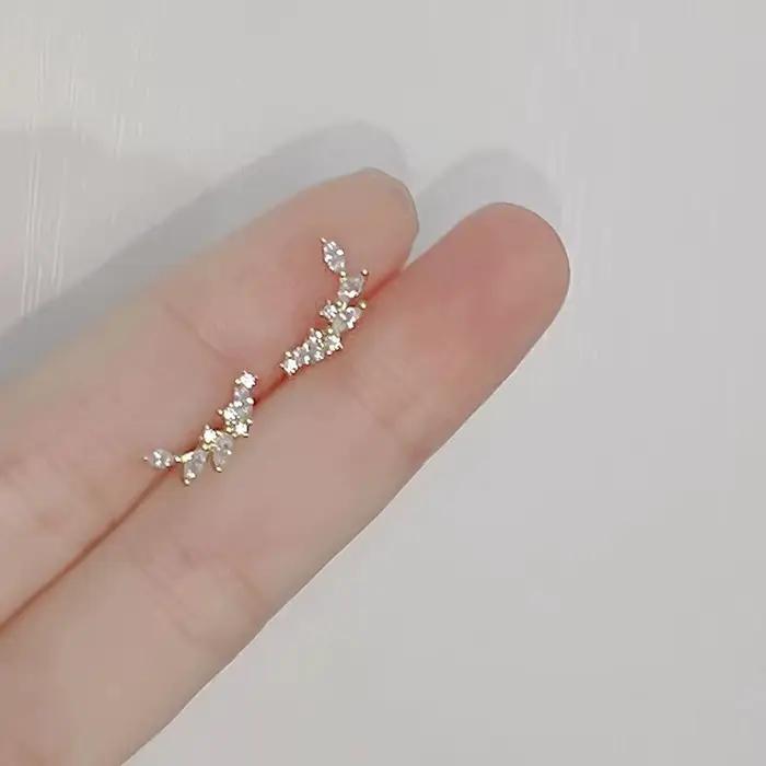 Boucles d'oreilles tibétaines coréennes en argent