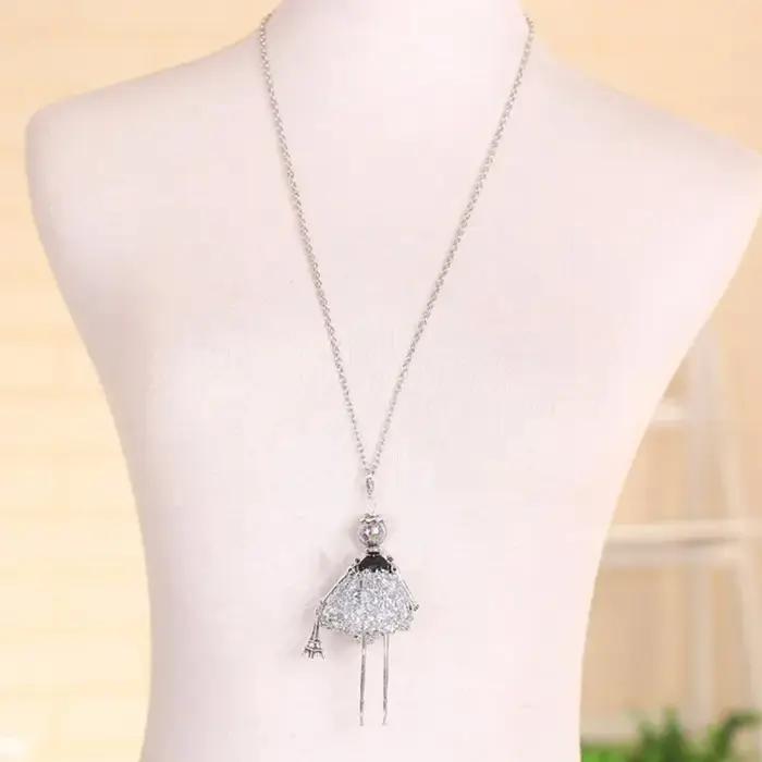 Collier pendentif Rick de dessin animé mignon pour femme