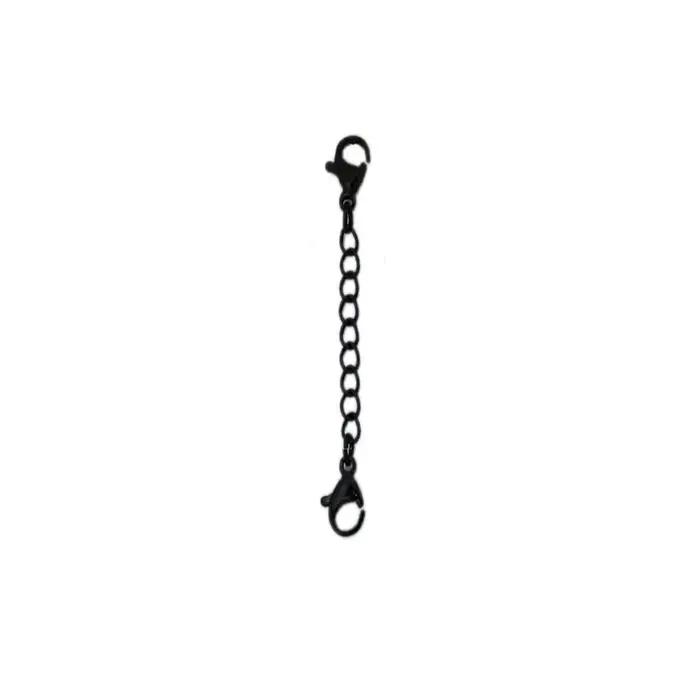 Extension de chaîne de sécurité 6 ''or argent noir 3''