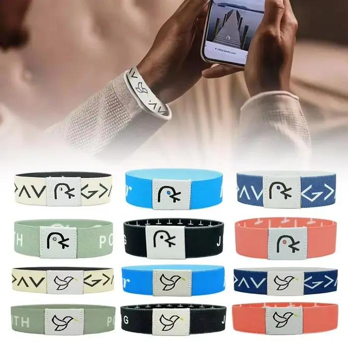 Bracelet Verset de la Bible Portable NFC pour Femmes et Hommes Bijou Religieux Cadeau Occasions Spéciales Élégant Accessoire Polyvalent de la Bible Quotidien Chrétien