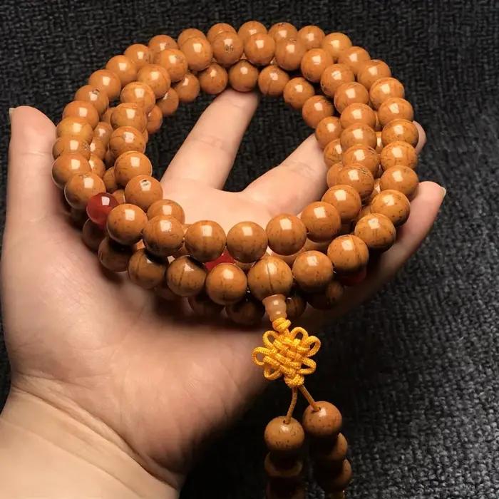 Bracelet Bodhi à petits yeux 108 perles de prière spirituelles pour hommes et femmes occasions de méditation et développement personnel