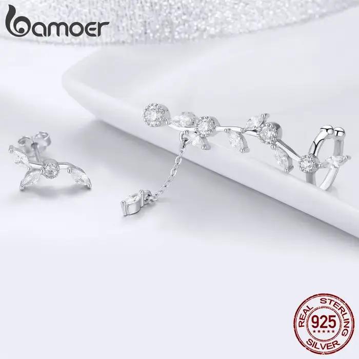 Boucles d'oreilles Bamoer en zircon