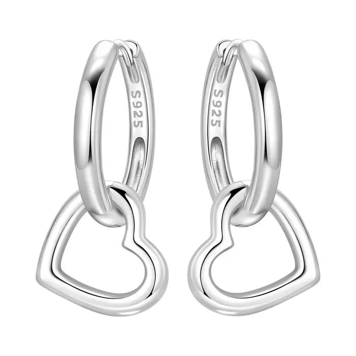 MISEFF – boucles d'oreilles en argent Sterling S925, amour infini, bijoux à la mode pour femmes, cad