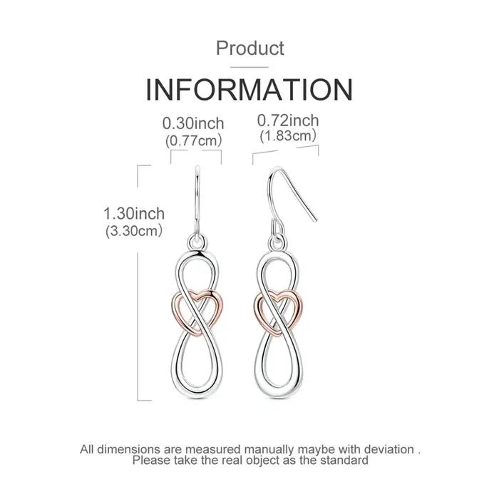 Boucles d'oreilles en argent Sterling 925 pour femmes