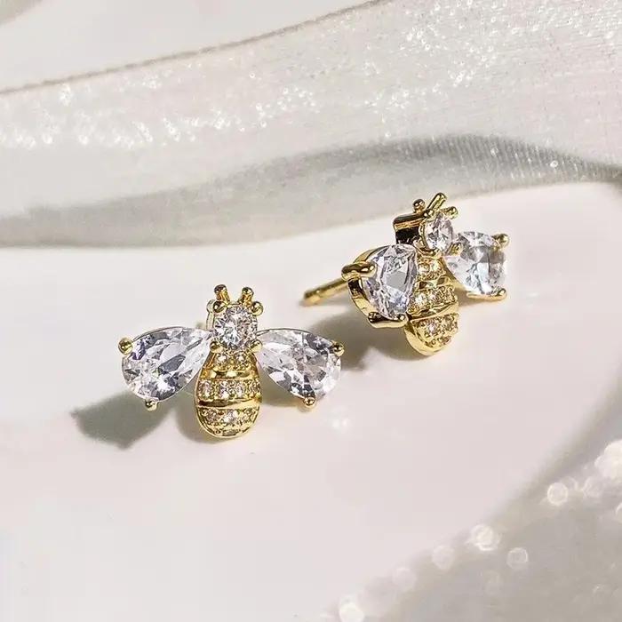 Nouvelles boucles d'oreilles en argent sterling 925