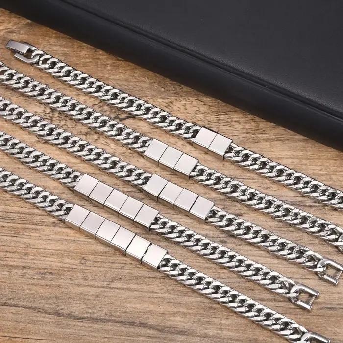 Bracelets pour hommes gravés sur mesure