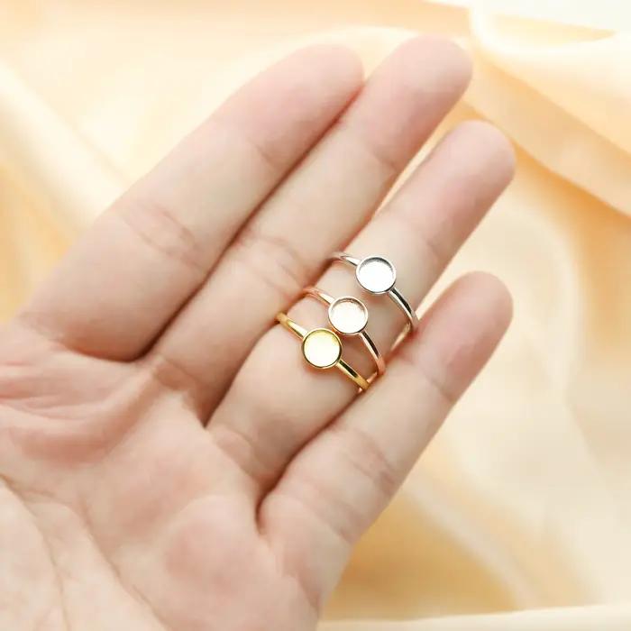 Bague en résine 6MM ronde pour la conservation du lait maternel