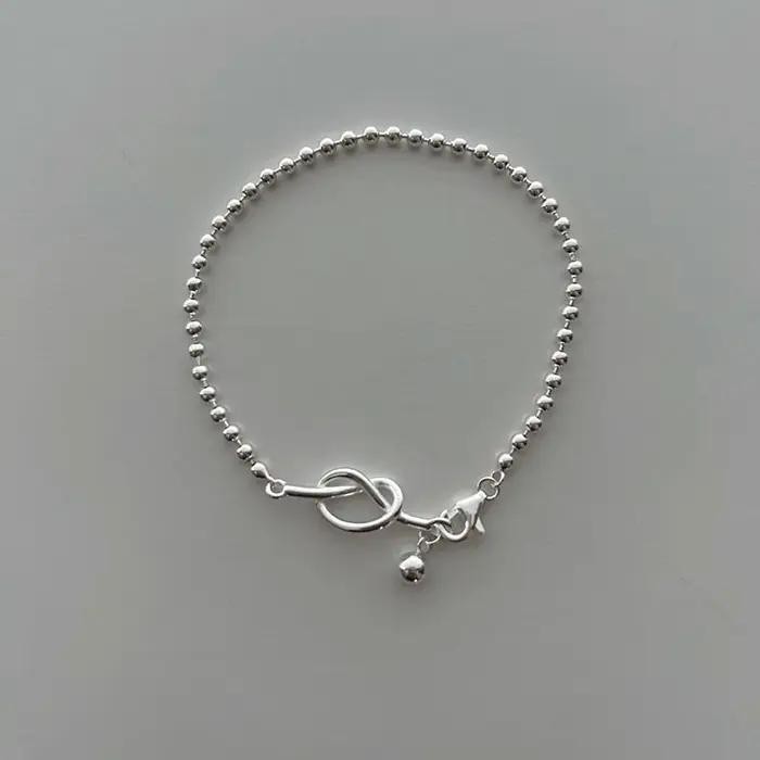 BF CLUB-Bracelet à moraillon en argent pour homme et femme