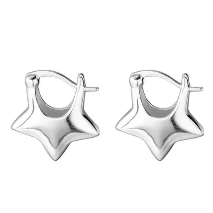 BF CLUB 925 boucles d'oreilles étoile en argent Sterling pour femmes fille Sexy mode bijoux