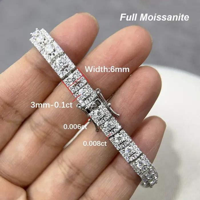BXINY – Bracelet de luxe en Moissanite