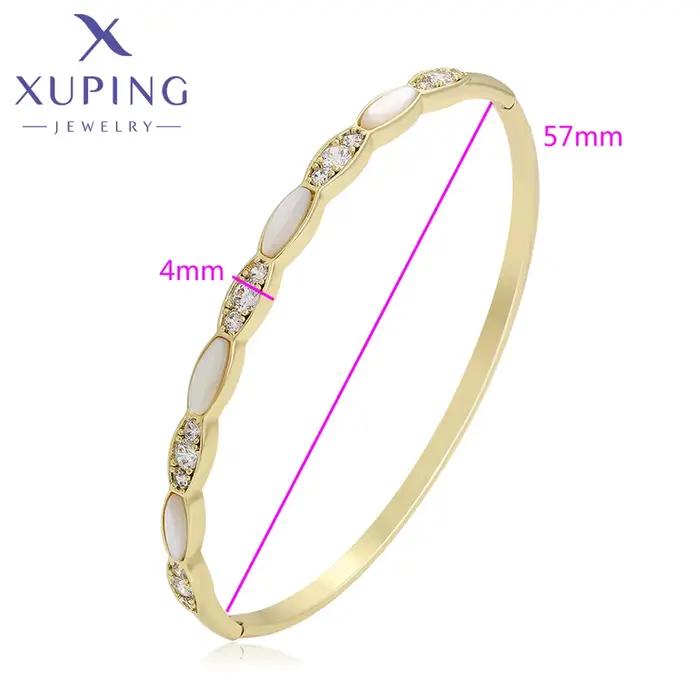 Bracelet en or clair pour femmes style classique occassions spéciales ajustement confortable