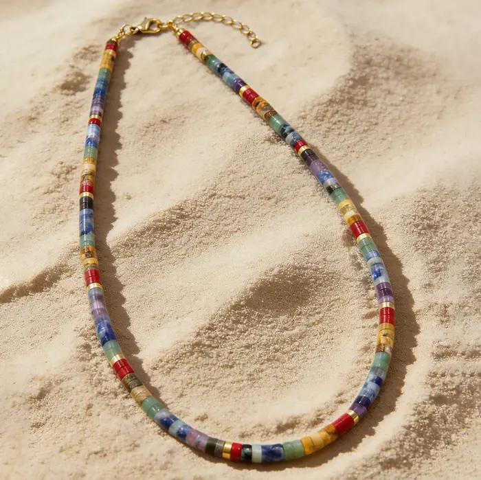 Collier en pierre naturelle 7 chakras pour femmes