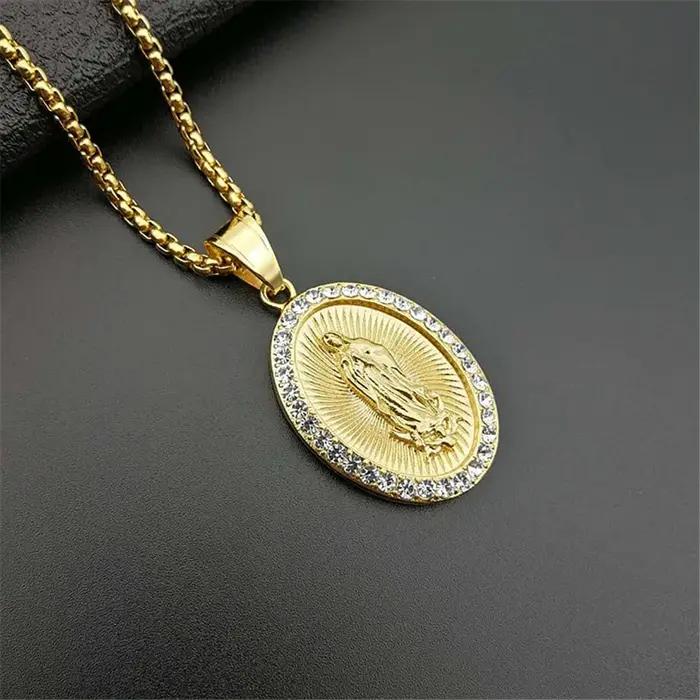Collier avec Pendentif Vierge Marie pour Femme et Fille