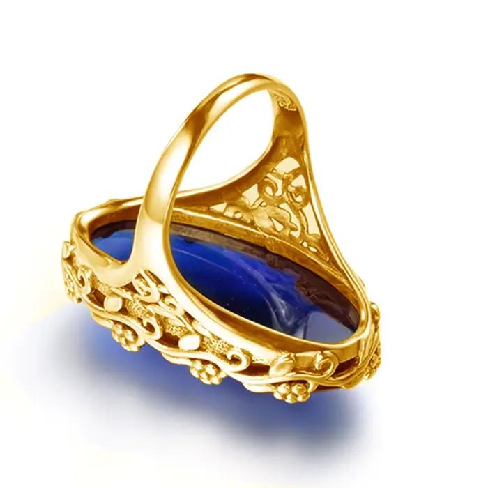 Szjinao – grande bague de luxe en saphir pour femmes