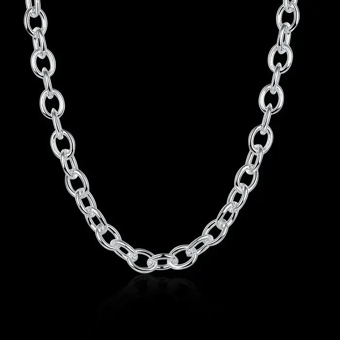 Collier en argent Sterling 925 pour hommes et femmes