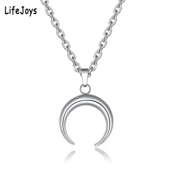 Collier demi-lune en acier inoxydable